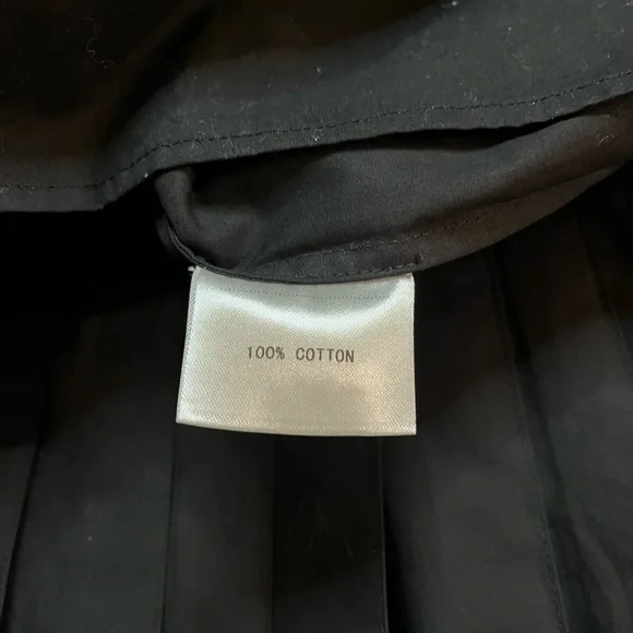 OAK Pleated button front tank blouse - Picture 5 of 8